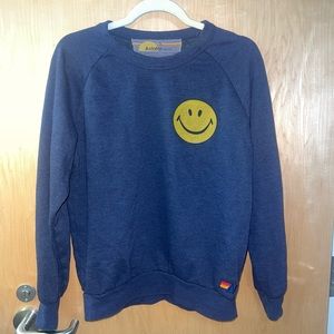 Aviator National smiley sweatshirt